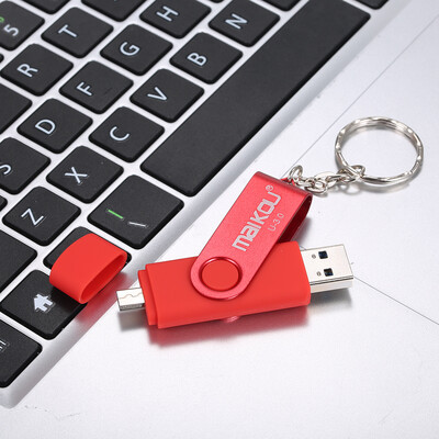 

MaiKou 2-in-1 USB 30 Flash Drive USB Flash Disk Red&128GB
