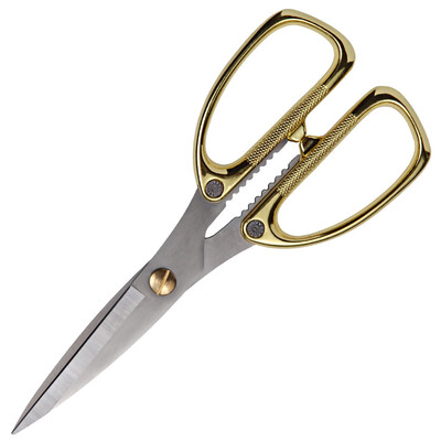 

Scissors chicken bone scissors kitchen household stainless steel kitchen utensils multi-functional strong cut meat vegetable alloy color handle large cut chef scissors