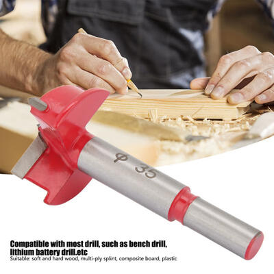 

Greensen 35mm Wood Reaming drill Open Hole Tool Adjustable Woodworking Hinge Positioning Drill
