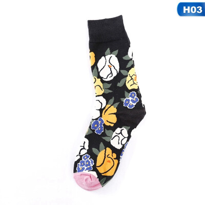 

HarajukuHarajuku Mens Cotton Socks Novelty Animal Flower Funny Socks Gift