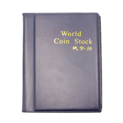 

Gobestart New Collecting 120 Pockets World Coin Collection Storage Holder Money Album Book