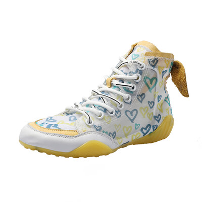 

Sports Shoes Female Summer Breathable Korean Version Baitao Student Tie Butterfly Knot Mesh Leisure High-Up Shoes