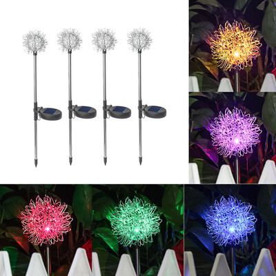 

〖Follure〗Solar Power Flower Light LED Outdoor Garden Yard Path Lawn Landscape Lamp Decor
