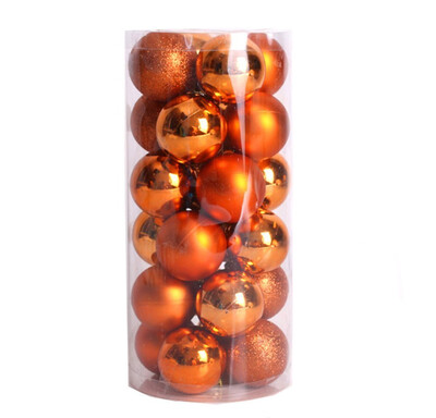 

Gobestart 24pcs Shiny&Polshed Glossy Christmas Tree Ball Ornaments Decorations 24