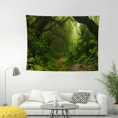 

Toponeto New Green Tapestry Living Room Bedroom Decorative Painting