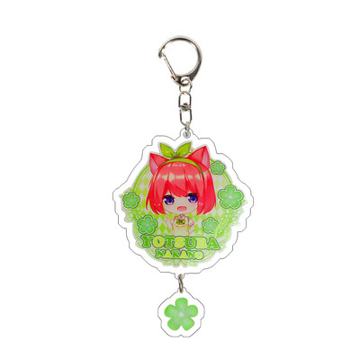 

CAR-TOBBY Anime Double sided Flower Wedding Keychain Acrylic Keychain Cute Funny Cartoon Pendant Key Ring