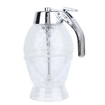 

Greensen Honey Syrup Drip Dispenser Transparent Beehive-shaped Jar Bottle Squeeze Container Kitchen Tool
