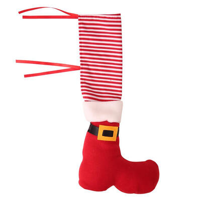 

Christmas Cloth Chair Leg Cover Restaurant Bars Chairs Feet Protector Socks