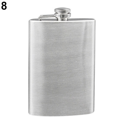

Portable 4 5 6 7 8 10 Oz Stainless Steel Hip Liquor Whiskey Alcohol Flask Cap