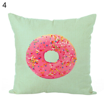 

Kiwi FruitHamburgerPineapple Pillow Case Cushion Cover Home Sofa Car Decor