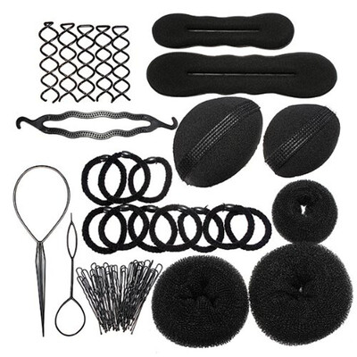 

〖Follure〗New Elastic Clamping Hairstyle Entrainment Tied Hair Weaving Hairstyle