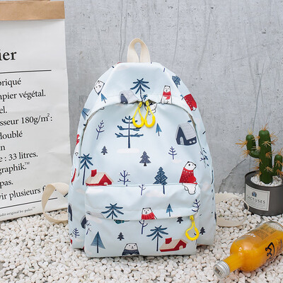 

Tailored Fashion Women Printing Cartoon Backpack Large Capacity Bags Package Shoulder Bag