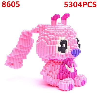 

Stitch Cartoon Model Building Blocks Bricks Kids DIY Birthday Christmas Gifts Toys Diamond Doll Pressure Release