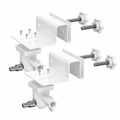 

2Pack Adjustable Gutter Mount for Arlo HDArlo ProArlo Pro2Arlo GoArlo UltraWYZE Cam PanAll-new Ring Stick Up Cam BatteryAll