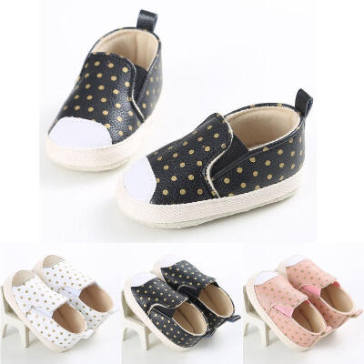 

Infant Fashion Baby Boys Girls Soft LeatherSole Toddler Crib Shoes Sneakers