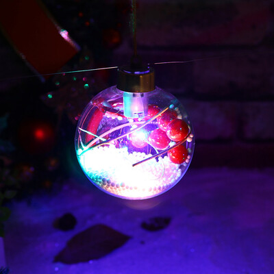 

〖Follure〗Christmas Tree Pendant Hanging Home Ornament Christmas Decoration Ball Light