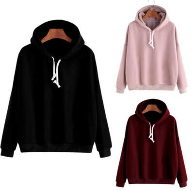 

Men Women Long Sleeve Hoodies Hooded Top Shirt Sweater Jumper Sweatshirt Clothes