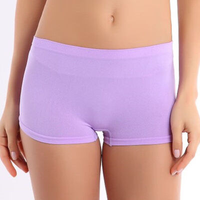 

Solid Comfortable Summer Women Shorts Solid Workout Waistband Skinny Shorts