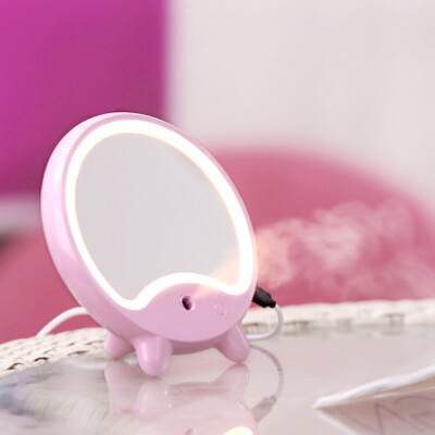 

〖Follure〗LED Beauty Mirror Light Ion Nano Humidifier Water Meter Steaming Machine