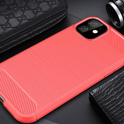 

Lightweight Waterproof Iphone 65 Type Mobile Phone Cover Brushed Silicone Anti-Drop Soft Cover For I-phone 11
