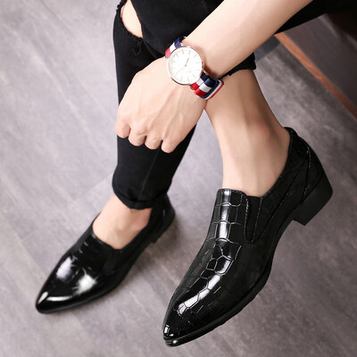 

Set of toe scalp shoes extra large leather shoes