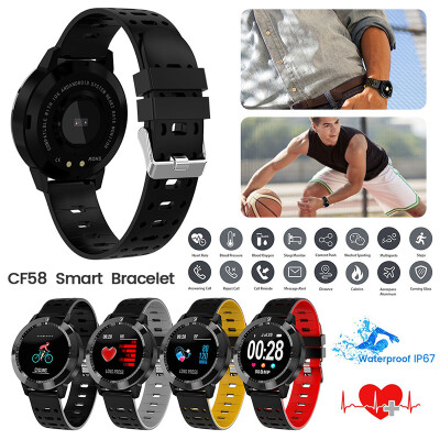 

CF58 Smart Watch Band Sports Heart Rate Blood Pressure Bracelet Fitness Tracker