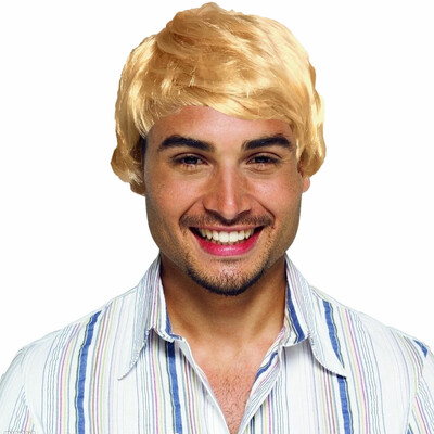 

Gobestart Short Wig for Men Vogue Cosplay Party Costume Handsome Cool Wig GD