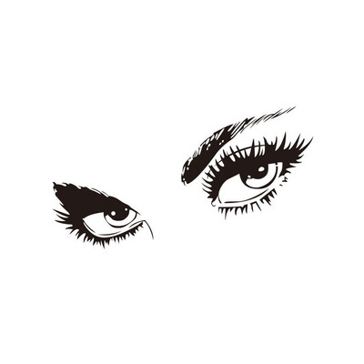 

Beautiful Eyes PVC Wall Sticker