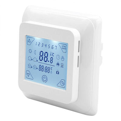 

Greensen Week Programmable LCD Display Touch Screen Floor Heating Thermostat Temperature Controller