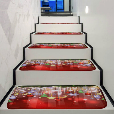 

〖Follure〗Christmas Decoration 1Set StepBasic Non-Slip Coral Fleece Resistant Carpet Stair