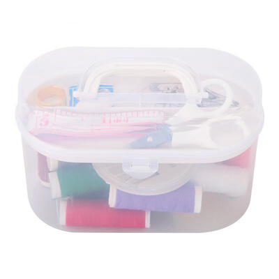 

Greensen Portable Outdoor Travel Home Sewing Kit Measure Scissor Thread Needle Set with Storage Box