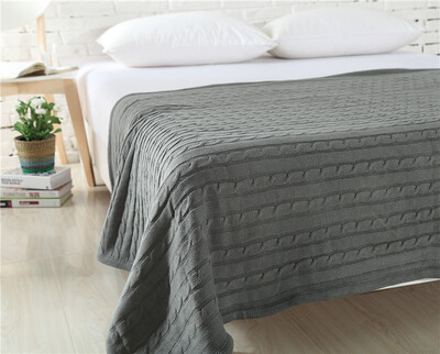 

winter weighted fleece deken blanket for bed sofa blankets adult chunky knit Bedspread solid soft fluffy throw