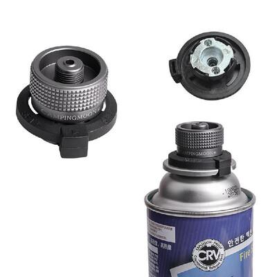 

Butane Adapter Gas Cartridge Head Conversion Adapter Nozzle Bottle Type Input Screw Type Lindal Valve Output