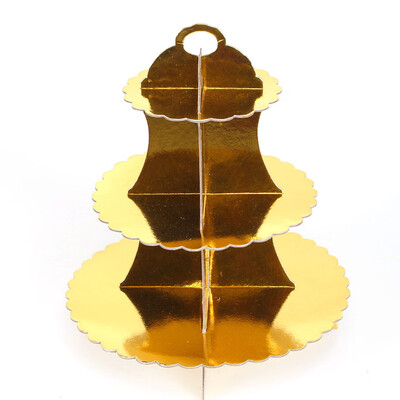 

3 Tier Cupcake Stand Food Platter Round Display Party Decoration Supplies Wedding Accessories Dessert Rack