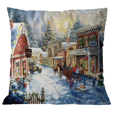 

〖Follure〗Cotton Linen Christmas Pillow Case Sofa Car Throw Cushion Cover Home Decor