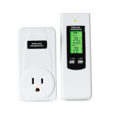 

〖Follure〗Wireless RF Plug Temperature Controller Thermostat With LCD Remote Control