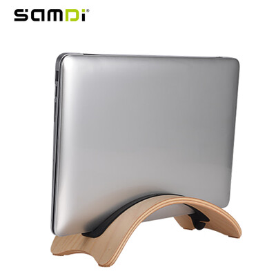 

SAMDI Laptop Stand Notebook Wood Holder for Mac Air Pro