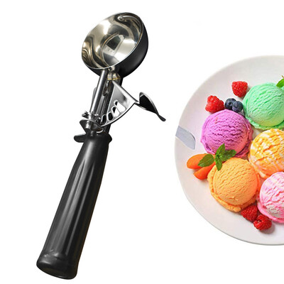 

Toponeto Ice Cream Scoops Cake Trigger Cookie Scoop Stainless Steel Spoon Scoopers Thank