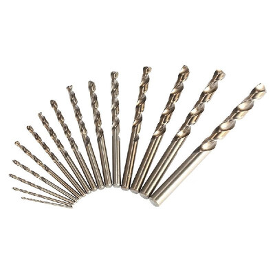 

15PCSSet 15-10mm Straight Shank M35 Cobalt High Speed Steel HSS Twist Drill Bits Set High Quality Wood work Metal Drilling Tools