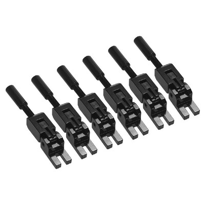 

Electric Guitar Tremolo Bridge Locked String Saddles String Lock Guitar Parts Accessories Pack of 6pcs