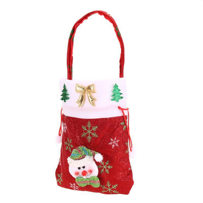 

Christmas Kids Candy Gift Bags Pouch Sack Present Bag Christmas Decoration