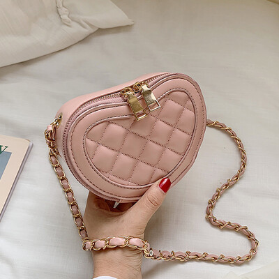 

On the new small bag women 2019 new diamond embroidered line love bag fashion Joker foreign style slung shoulder bag