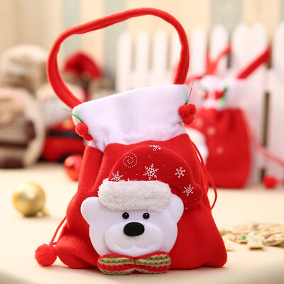 

FUNNYBUNNY Santa Claus Christmas Kids Candy Gift Stroage Bag Xmas Party Tree Decoration