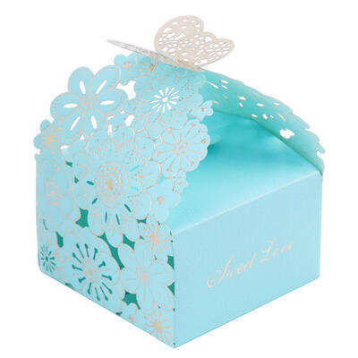 

10pcsSet Creative Hollow Laser Flower Candy Box Wedding Gift Wrapping Case