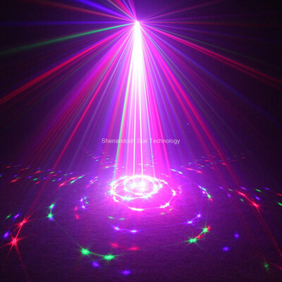 

ESHINY Remote MINI RGB Laser 12 Big Patterns Projector DJ Dance Disco Bar Home Party Xmas Stage Effect Light Show T182