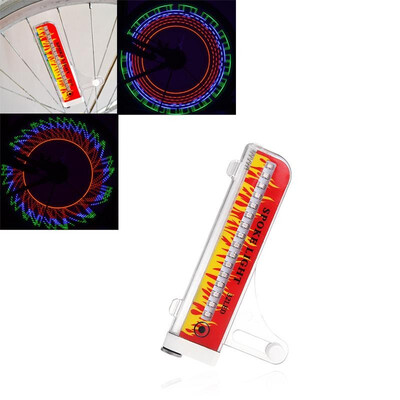

Colorful Bicycle Bike Cycling Wheel Spoke Light 32 LED 4 Colors 32 Patterns