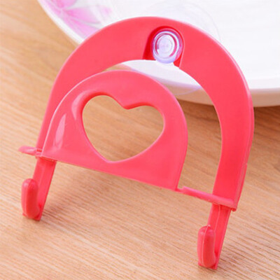 

Siaonvr Convenient Sponge Holder Suction Cup Sink Holder Kitchen Tools Wall Mounted Type
