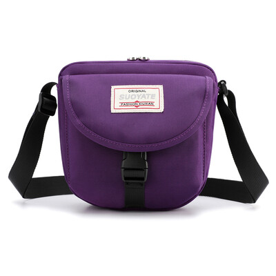 

Canvas bag woman slanted Internet celebrity bag single shoulder bag nylon Oxford cloth bag 100 times mini sports bag