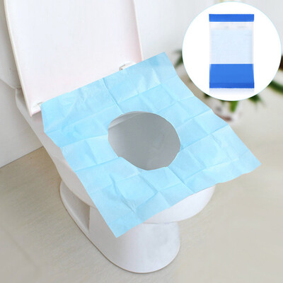 

〖Follure〗Universal Toilet Disposable Sticker Toilet Seat Cover Business Travel Stool Set