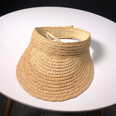 

Ms Pepper Hat Lafite Straw Hat Korean Outdoor Seaside Holiday Sunscreen Sunshade Hat Tide in Summer